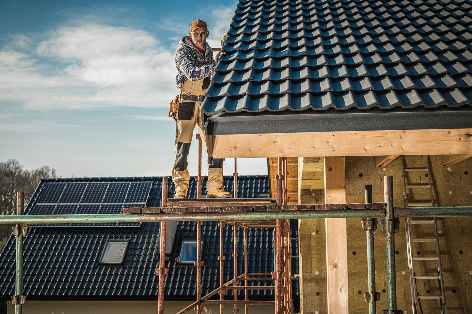 Installing architectural shingles on a residential roof